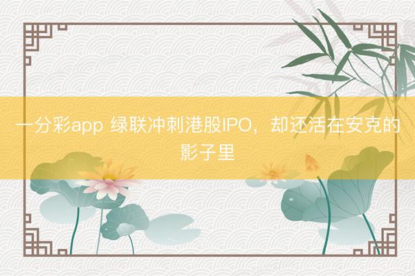 一分彩app 绿联冲刺港股IPO,却还活在安克的影子里